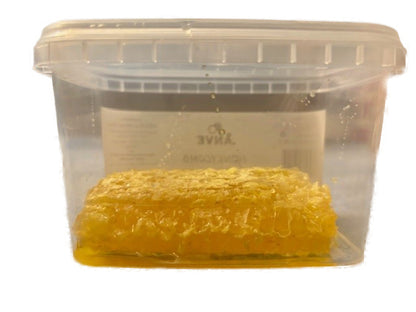 100% Real Raw Pure Organic Honeycomb 100G Tub. Brand New Harvest.