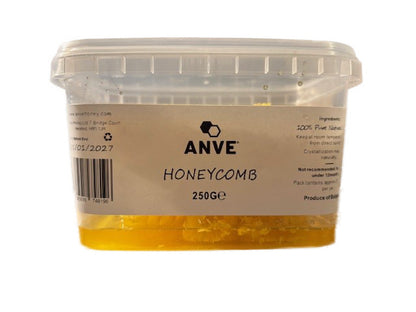 100% Real Raw Pure Organic Honeycomb 250G Tub. Brand New Harvest.