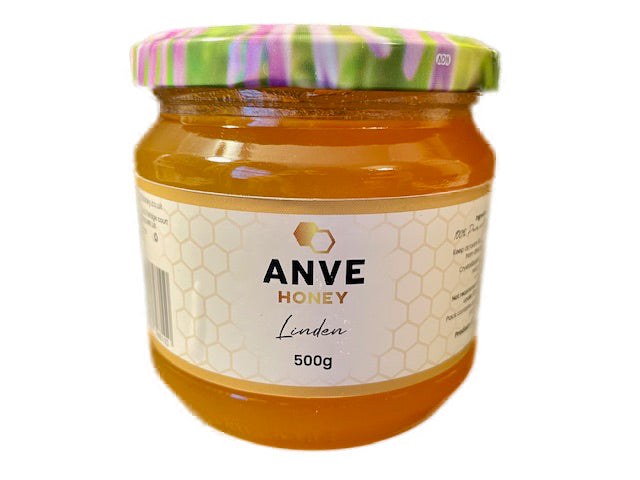 100% Real Raw Pure Organic Linden Honey 500G Jar. Brand New Harvest.