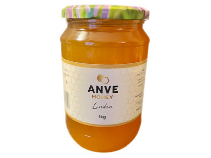 100% Real Raw Pure Organic Linden Honey 1KG Jar. Brand New Harvest.