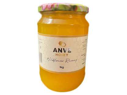 100% Real Raw Pure Organic Wildflower Honey 1KG Jar. Brand New Harvest.