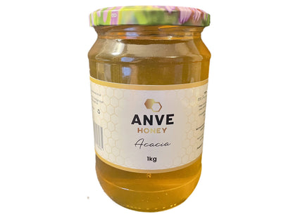 100% Real Raw Pure Organic Acacia Honey 1KG Jar. Brand New Harvest.